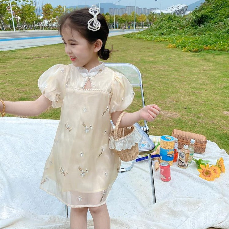 [507264] - Dress Fashion Anak Perempuan - Motif Jasmine Flower