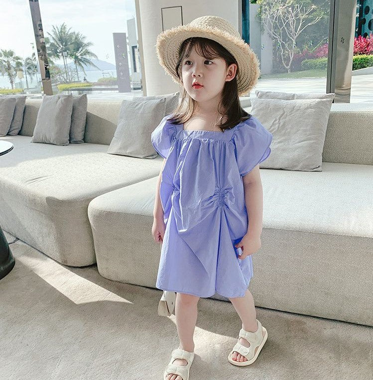 [507573] - Dress Kutung Anak Perempuan - Motif Squishy Wrinkle