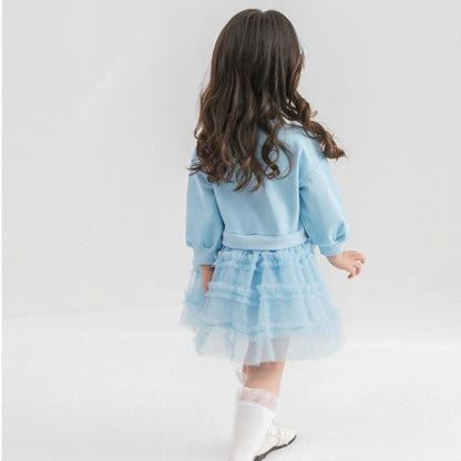 [363427] - Dress Model Sweater Fashion Anak Perempuan - Motif Plain Color