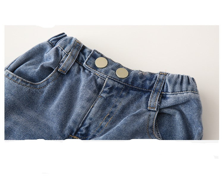 [119252] - Celana Jeans Keren Anak - Motif Slim Straight