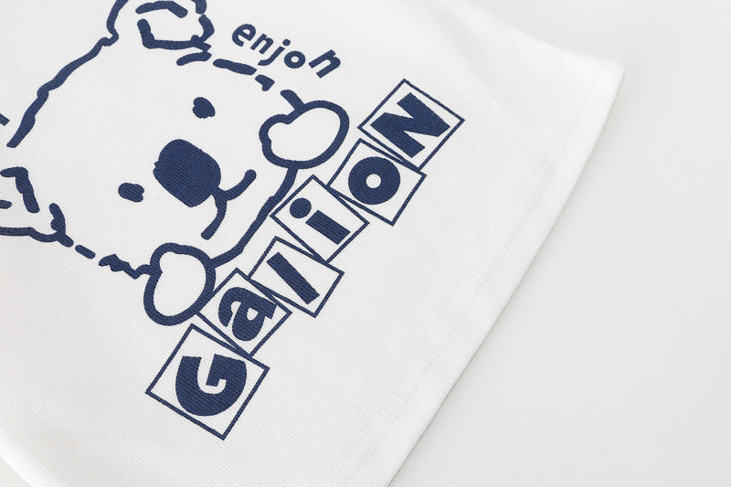 [345284] - Setelan Kemeja Anak 3 in 1 - Motif Gallion Bear
