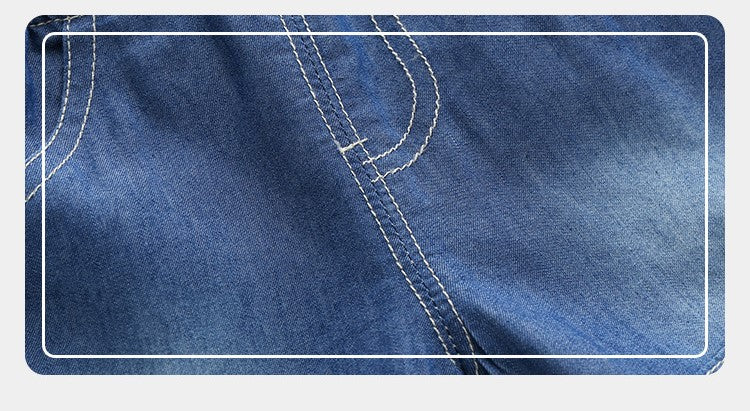 [513376] - Bawahan Pendek / Celana Jeans Anak - Motif Pouch Sign