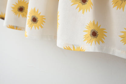 [340152] - Dress Lucu Fashionable Anak Import - Motif Beautiful Sunflower