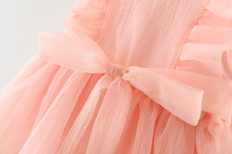 [340154] - Dress Kekinian Fashionable Anak Perempuan - Motif Tassel Sleeve