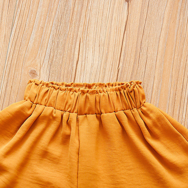 [368511] - Setelan Blouse Kutung Ootd Anak Perempuan - Motif Rope Collar