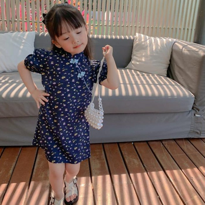 [507449] - Dress Fashion Anak Perempuan - Motif Simple Color