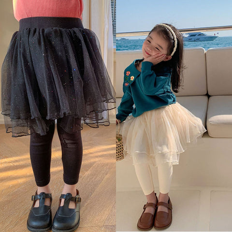 [507306] - Bawahan Rok Legging Fashion Anak Perempuan - Motif Simple Skirt