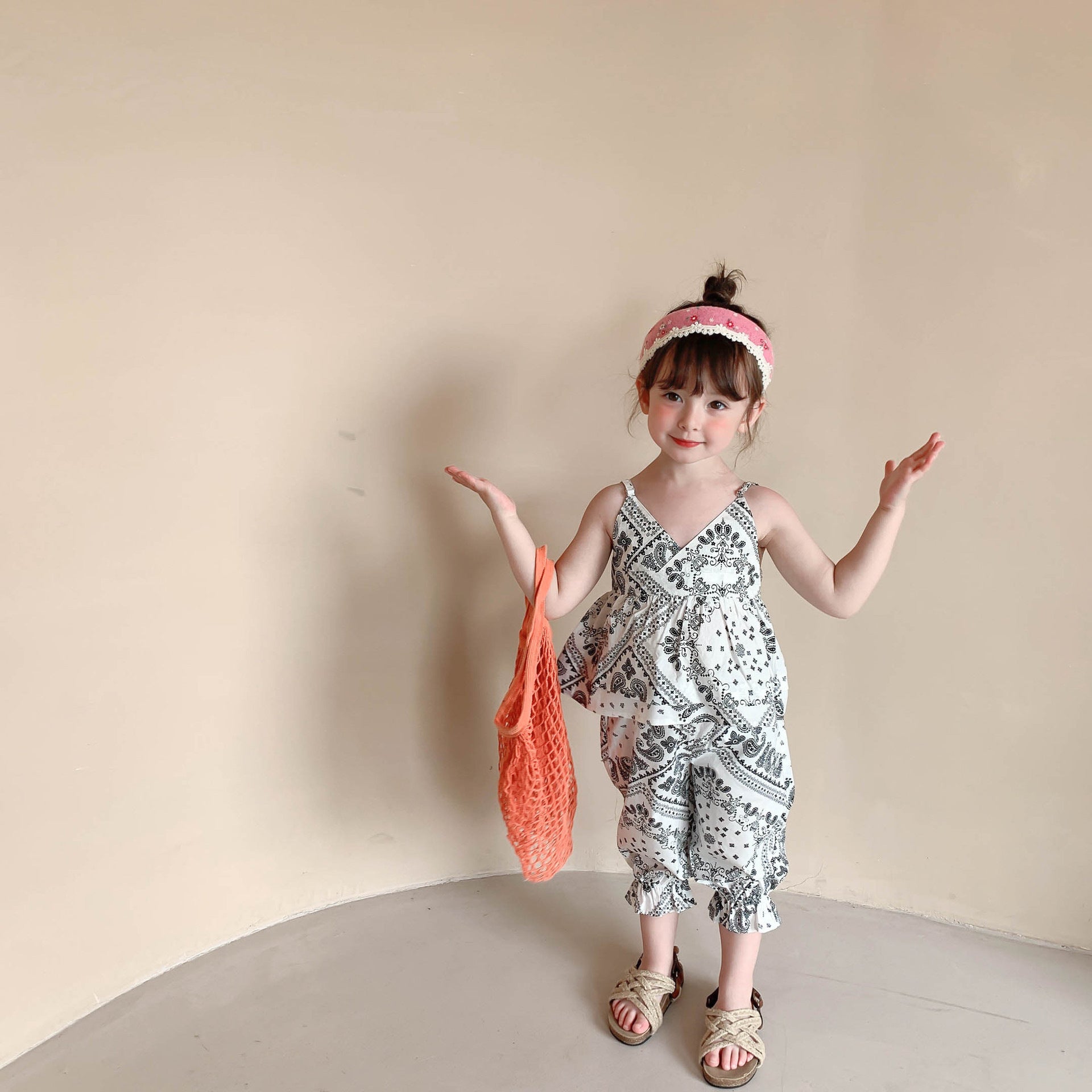 [507597] - Setelan Fashion Anak Perempuan - Motif Abstract Pattern