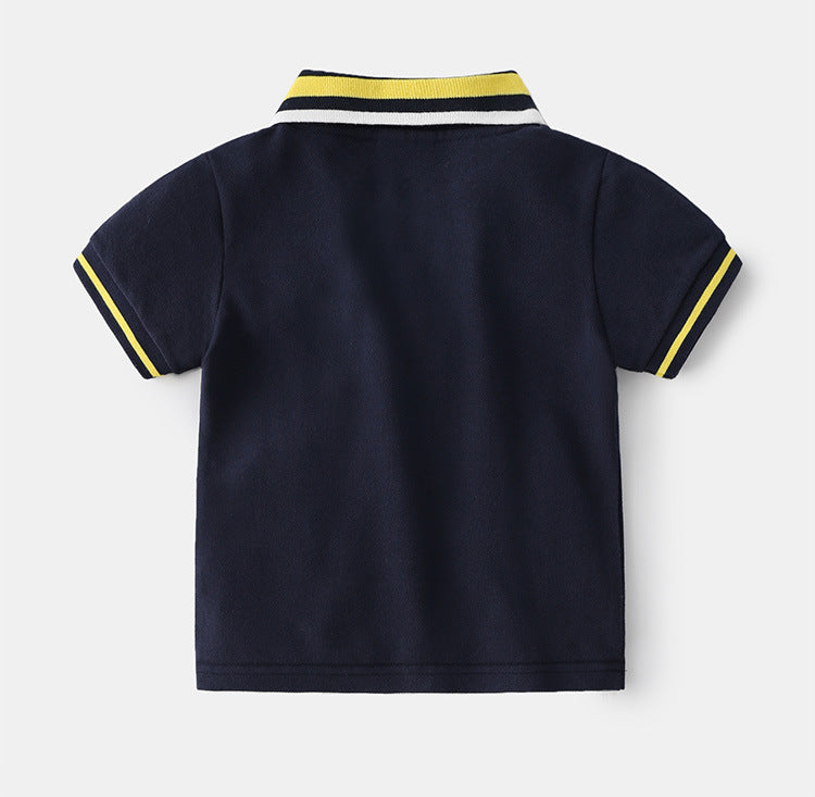 [513146] - Atasan Kaos Polo Fashion Anak - Motif Old Car