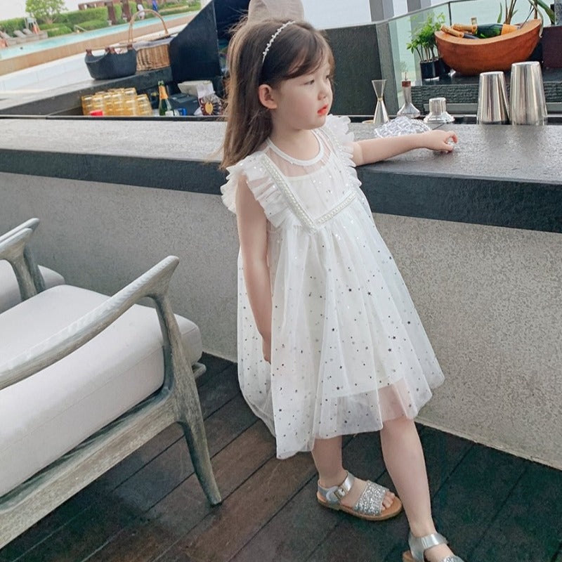[507446] - Dress Fashion Anak Perempuan - Motif Glitter Spots