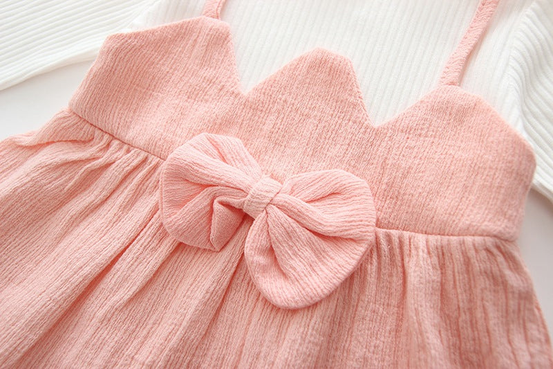[102350] - Dress Fashion Anak Perempuan - Motif Plain Color