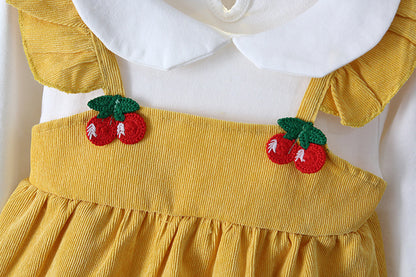 [102351] - Dress Fashion Anak Perempuan - Motif Two Cherries