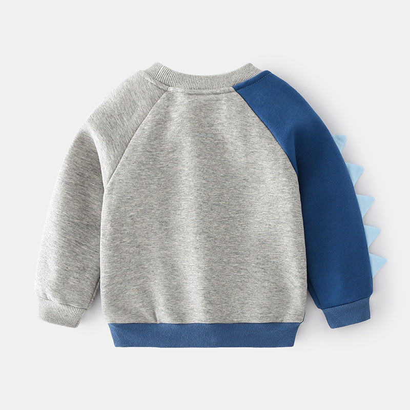 [513423] - Atasan 3D Import Sweater Anak - Motif Thorn Scales