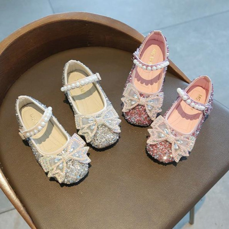 [381159] - Sepatu Slip On Anak Import Stylish - Motif Sparkle Beads