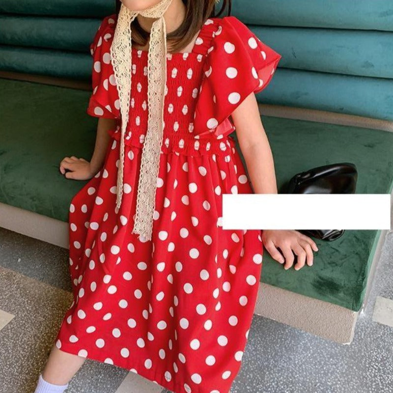 [507297] - Dress Fashion Anak Perempuan - Motif Wide Arm
