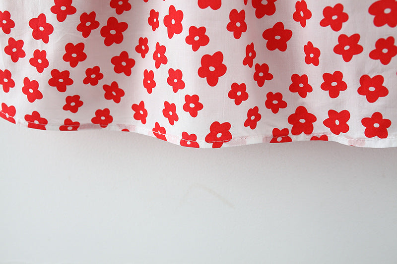 [340143] - Dress Lucu Fashion Anak - Motif Flowering Ribbon