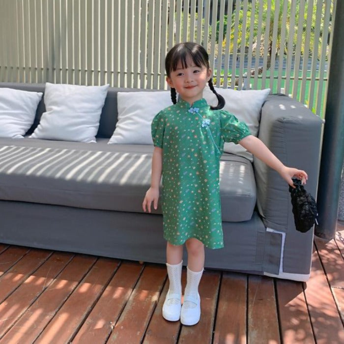 [507449] - Dress Fashion Anak Perempuan - Motif Simple Color