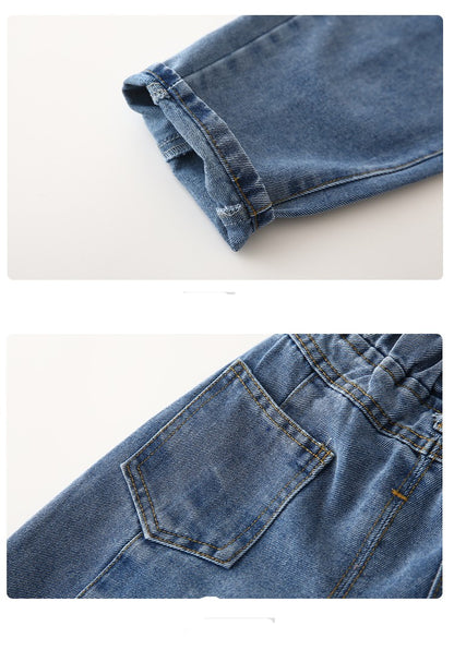 [119300]- Celana Jeans Keren Anak Import - Natural Color