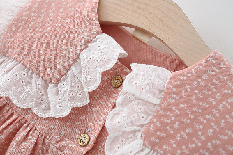 [102349] - Dress Fashion Anak Perempuan - Motif Wide Collar