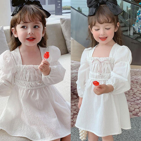 [507497] - Dress Fashion Anak Perempuan - Motif Rubber Chest