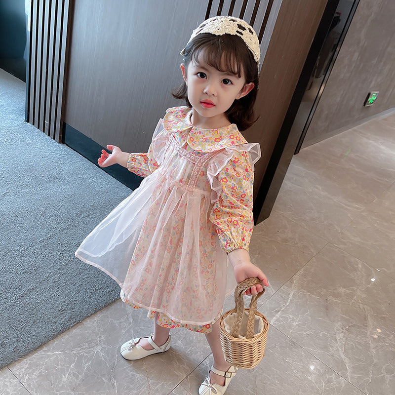 [363417] - Dress Fashion Anak Perempuan - Motif Beautiful Flower