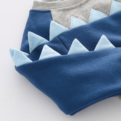 [513423] - Atasan 3D Import Sweater Anak - Motif Thorn Scales