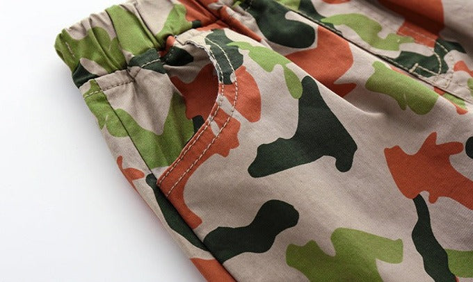 [513681] - Celana Pendek Santai Anak Laki-Laki - Motif Army Style