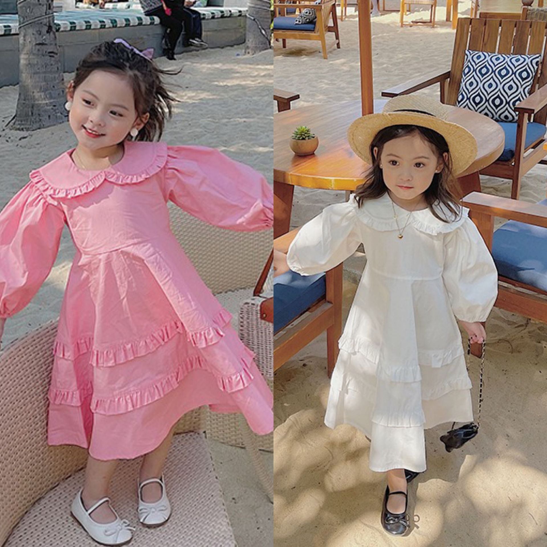[507576] - Dress Lucu Anak Perempuan - Motif Bottom Wrinkle