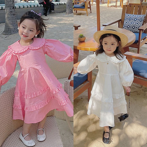 [507576] - Dress Lucu Anak Perempuan - Motif Bottom Wrinkle