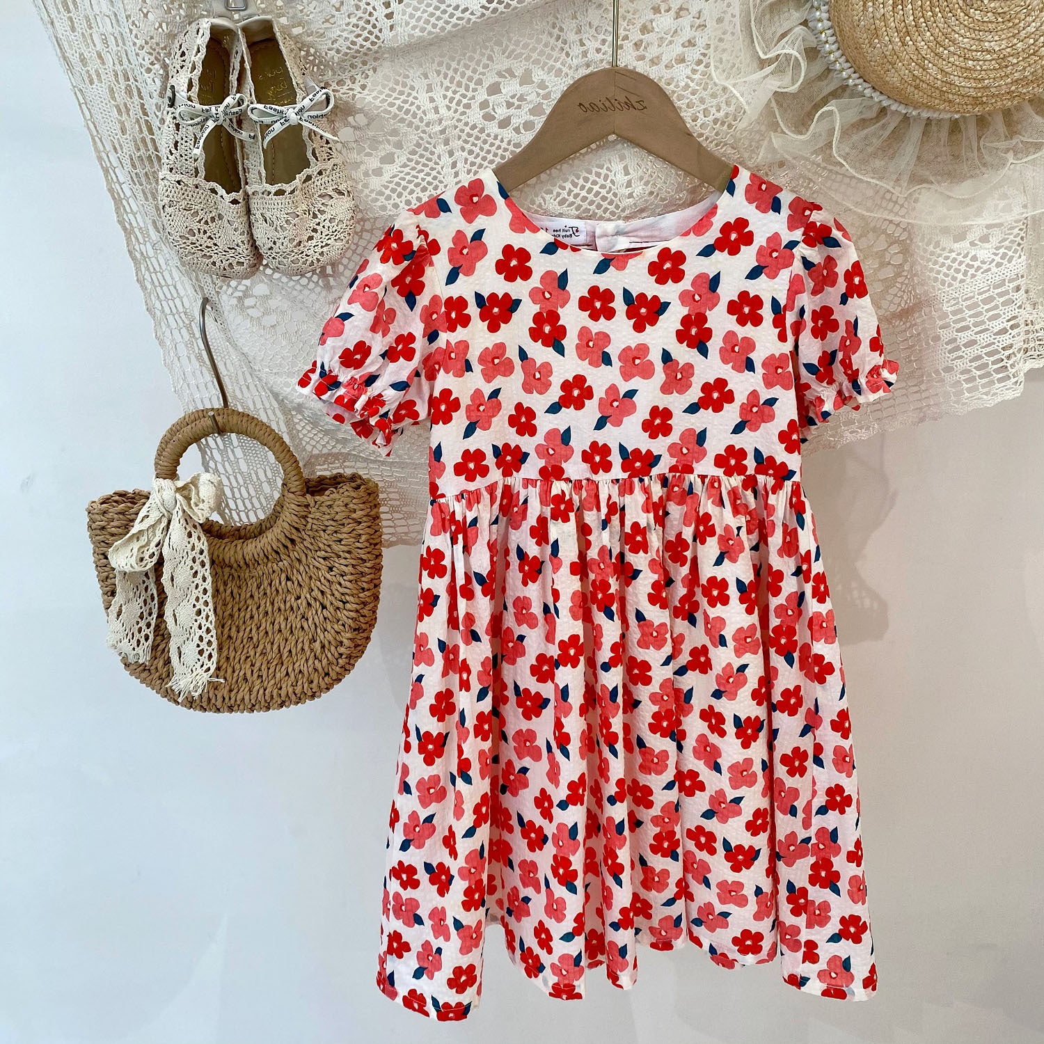 [507587] - Dress Anak Perempuan - Flower Hole