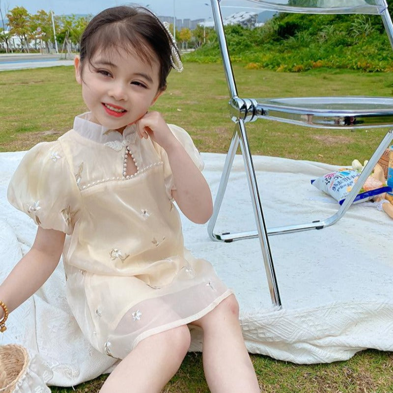 [507264] - Dress Fashion Anak Perempuan - Motif Jasmine Flower