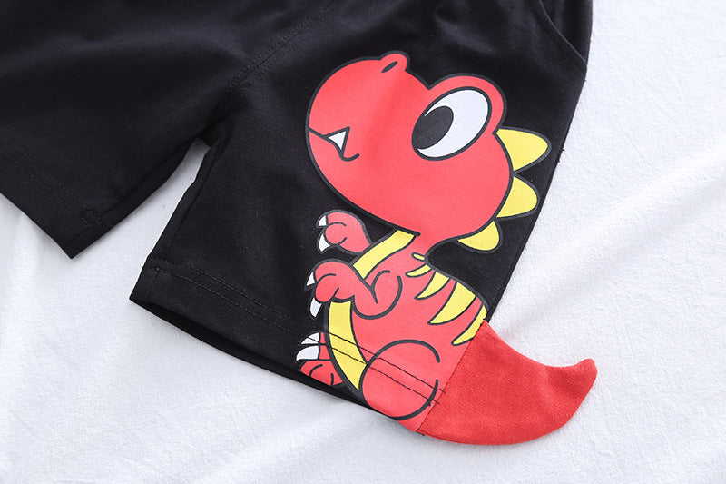 [368338] - Setelan Kaos Fashion Anak - Motif Dinosaur