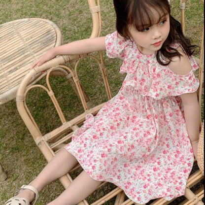 [507245] - Dress Fashion Anak Perempuan - Motif Little Flowers