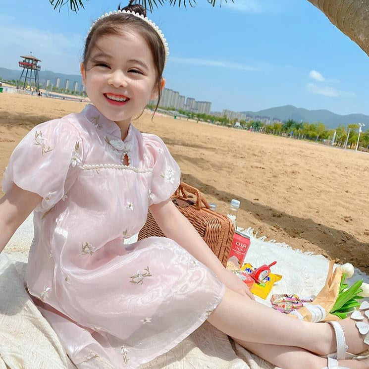 [507264] - Dress Fashion Anak Perempuan - Motif Jasmine Flower