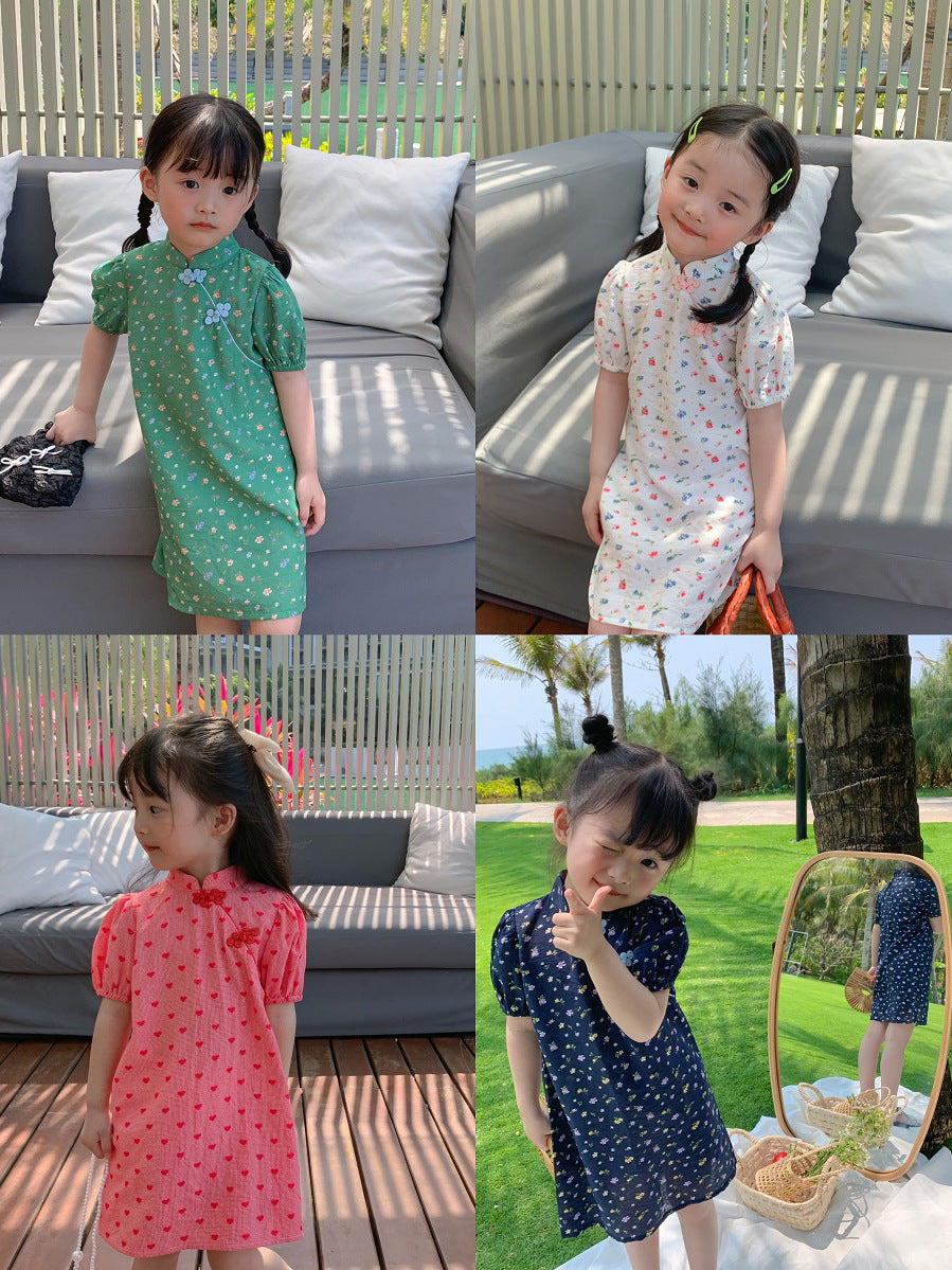 [507449] - Dress Fashion Anak Perempuan - Motif Simple Color