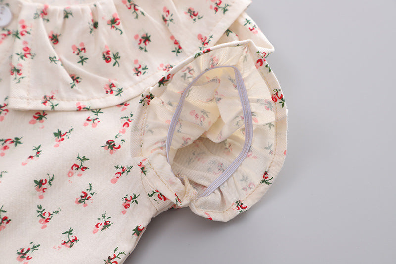[368375] - Setelan Blouse Anak Perempuan Stylish - Motif Lace Collar