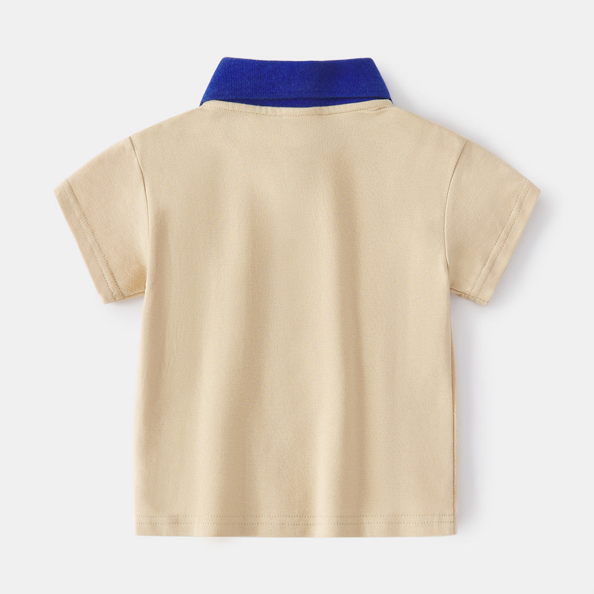 [513541] - Atasan Kaos Kerah Polo Lengan Pendek Anak Laki-laki - Motif Side Line