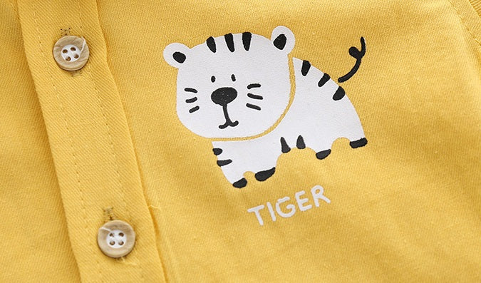 [513429] - Baju Atasan Kemeja Anak - Motif Baby Tiger