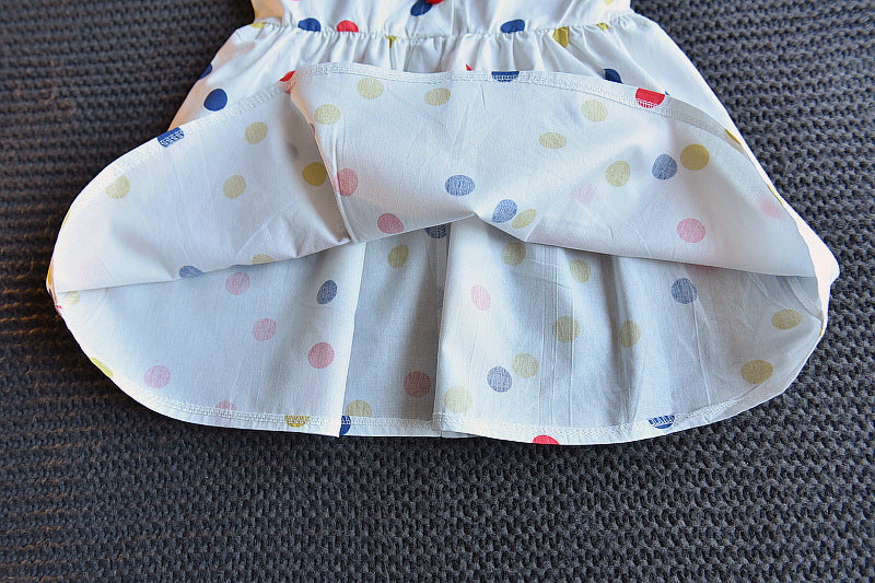 [363378] - Dress Kutung Fashion Anak Perempuan Import - Motif Mottled Spots