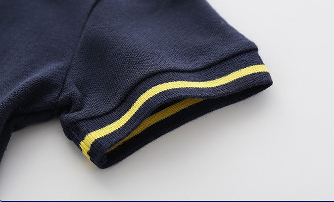 [513146] - Atasan Kaos Polo Fashion Anak - Motif Old Car