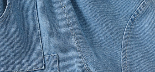 [513645] - Bawahan Celana Pendek Jeans Polos Anak Laki-Laki - Motif Plain Strip