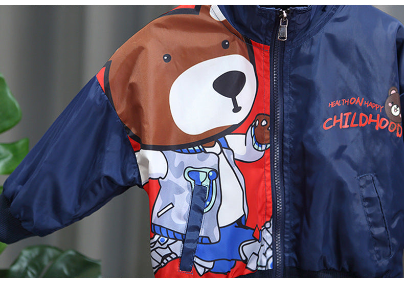 [119259] - Jaket Style Keren Anak - Motif Little Bear