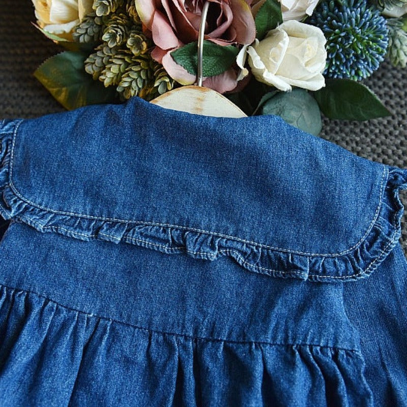 [363409] - Dress Fashion Anak Perempuan - Motif Plain Jeans