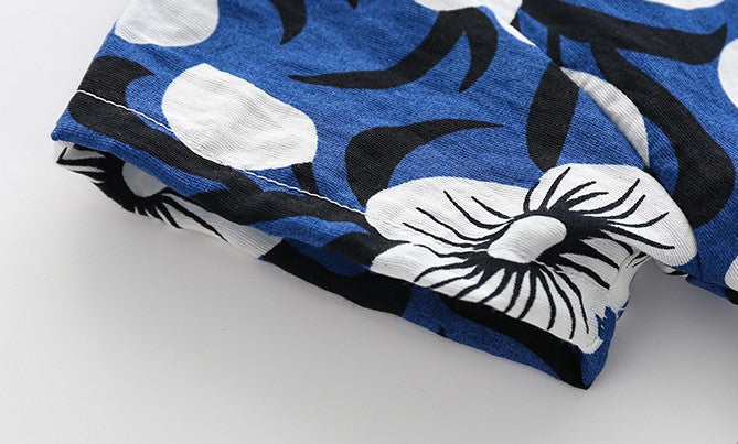 [513111] - Atasan Kemeja Fashion Anak Cowok - Motif Flower