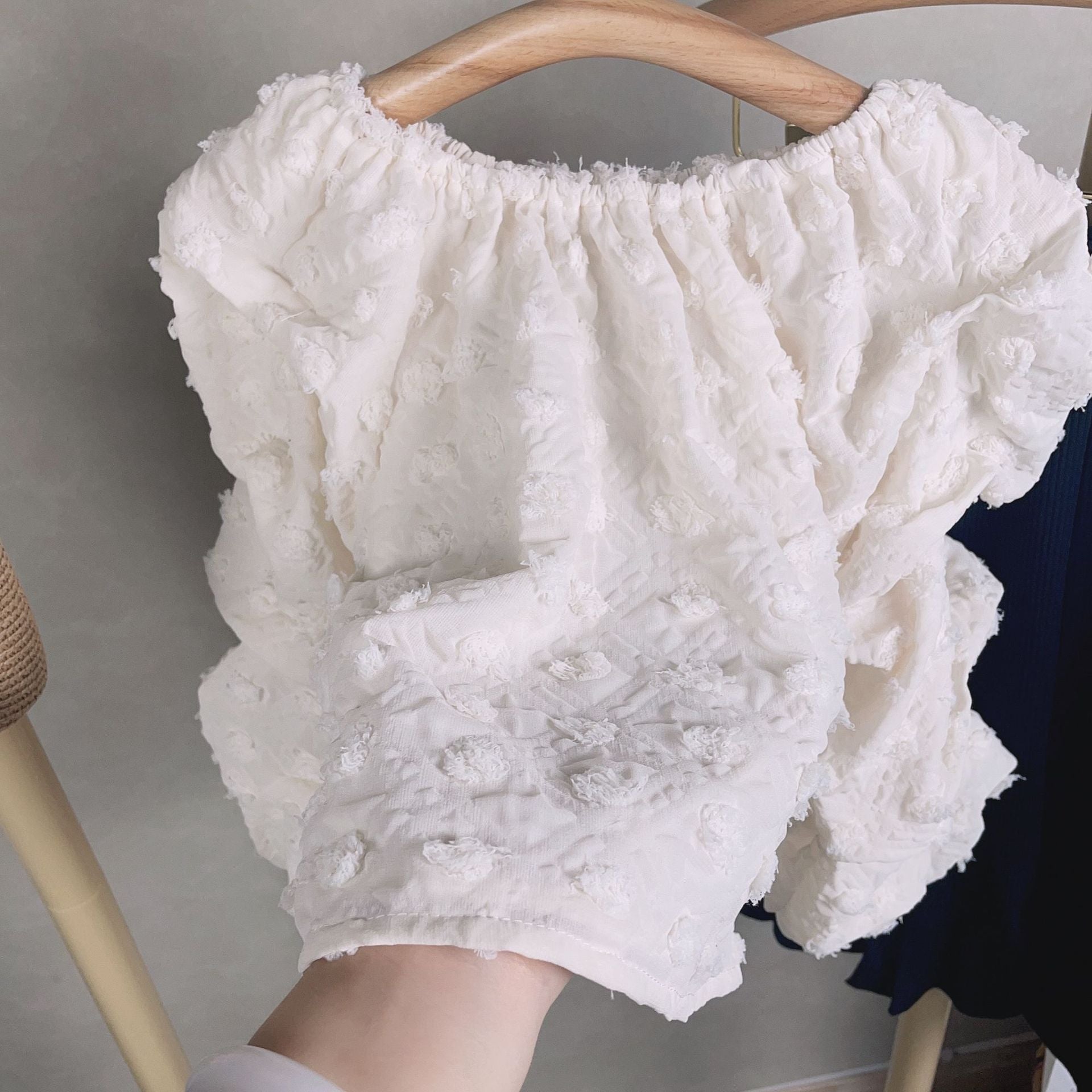 [363546] - Setelan Blouse Celana Cutbray Anak Perempuan - Motif Wavy Bloom