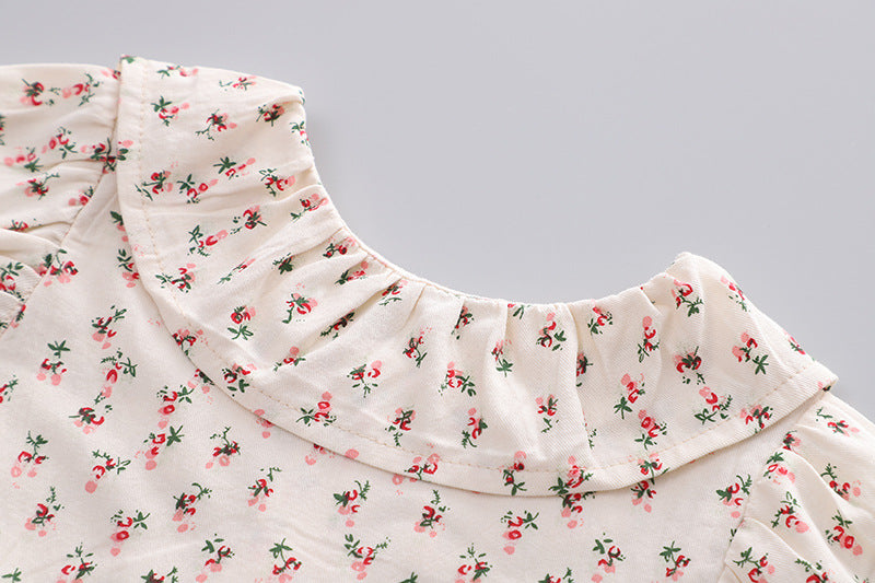 [368375] - Setelan Blouse Anak Perempuan Stylish - Motif Lace Collar