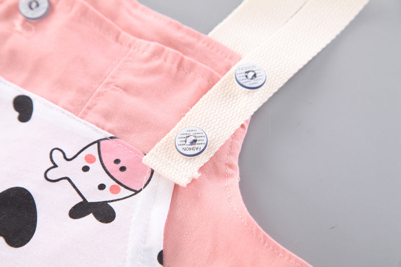 [368407] - Setelan Overall Fashion Anak - Motif Beef Striped