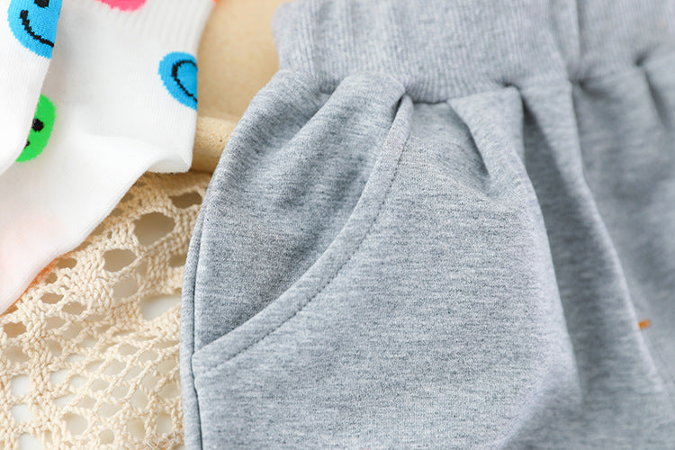[340133] - Setelan Blouse Fashion Anak Perempuan - Motif Love Rabbit