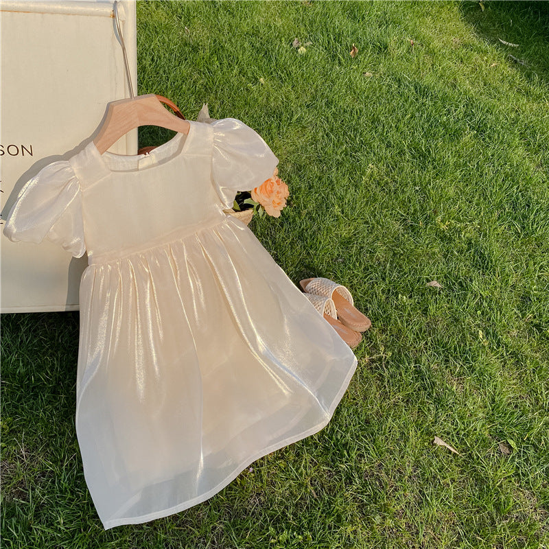 [363337] - Dress Import Fashion Trend Anak Perempuan - Motif Balloon Sleeve