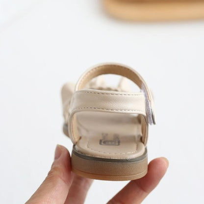 [381199] - Sandal Flat Anak Trendy Import - Motif Tutu Braids